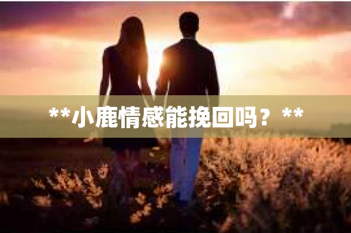 **小鹿情感能挽回吗？**