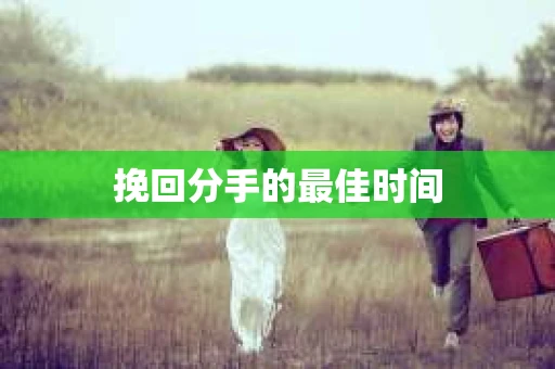 挽回分手的最佳时间
