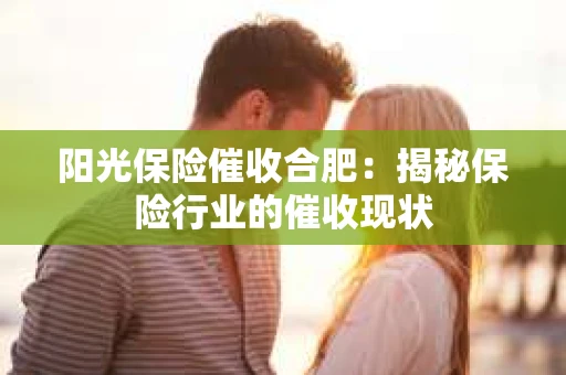 阳光保险催收合肥：揭秘保险行业的催收现状