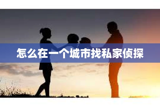 怎么在一个城市找私家侦探