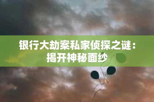 银行大劫案私家侦探之谜：揭开神秘面纱