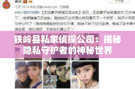 铁岭县私家侦探公司：揭秘隐私守护者的神秘世界