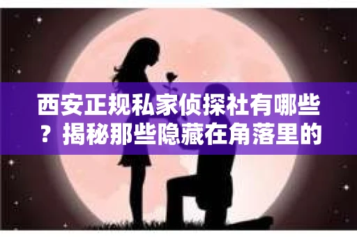 西安正规私家侦探社有哪些？揭秘那些隐藏在角落里的神秘力量