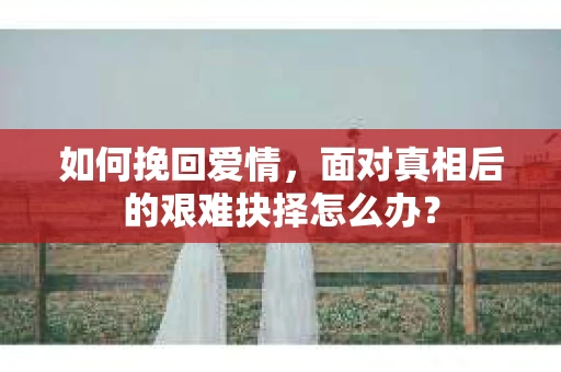 如何挽回爱情，面对真相后的艰难抉择怎么办？