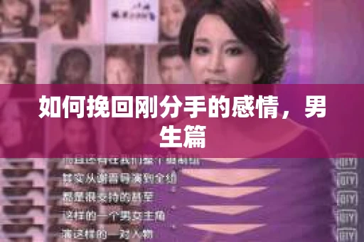 如何挽回刚分手的感情,男生篇 如何挽回刚分手的感情,男生篇