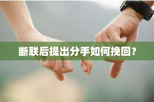 断联后提出分手如何挽回? 断联后提出分手如何挽回?