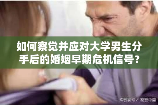 如何察觉并应对大学男生分手后的婚姻早期危机信号？