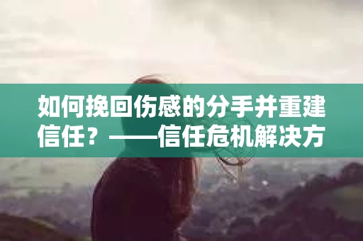 如何挽回伤感的分手并重建信任？——信任危机解决方案